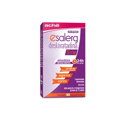 Esalerg Desloratadina 5mg 30 comprimidos - ACHE